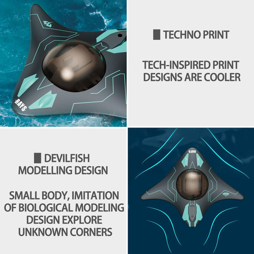Submarino A Control Remoto Barco Inalámbrico Con Cámara Wifi