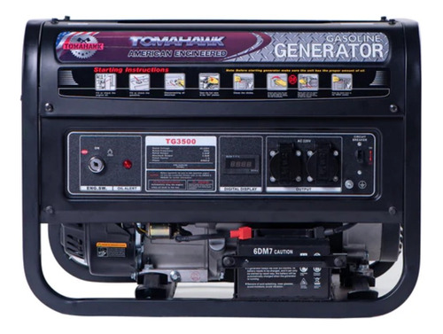 Generador 3.5kva Tomahawk Power Tg3500e Partida Eléctrica