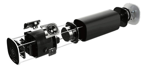 Alto-falante Bluetooth portátil Soundstream Sound Tower cor média preta