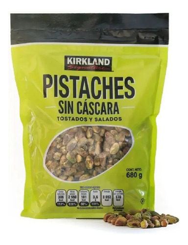 Pistaches Sin Cáscara Kirkland Signature De 680 Gr