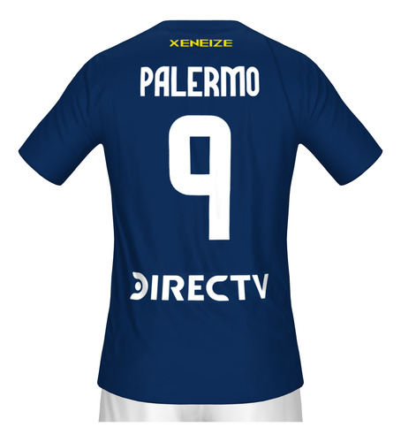 Remera Boca Juniors Azul Marino - Jugadores - Algodón