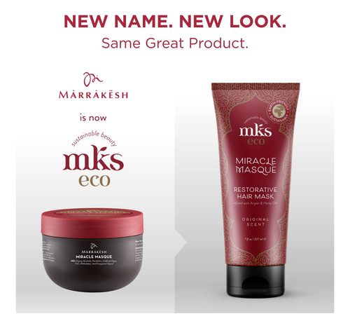 Mascarilla Capilar Mks Eco Miracle, 200 Ml - Repara Y