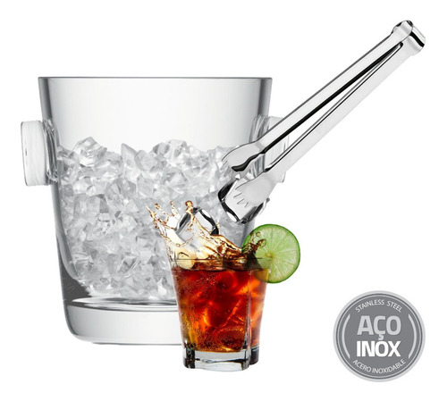 Pegador Gelo Inox Carnes Frios Bar Drinks Cozinha Multiuso