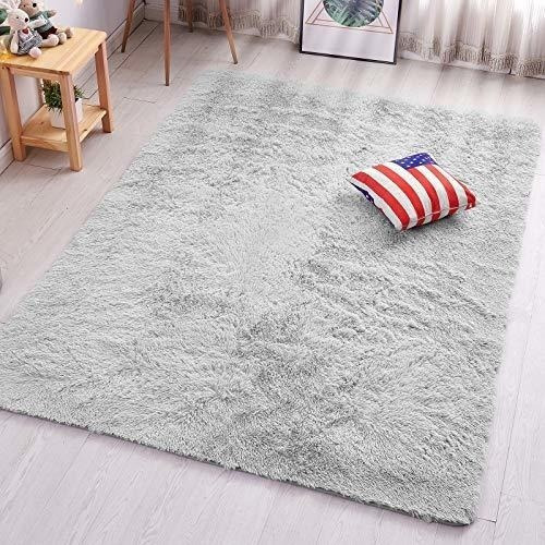 Pagisofe - Alfombras De Pelo Ultra Suaves Para Dormitorio, A