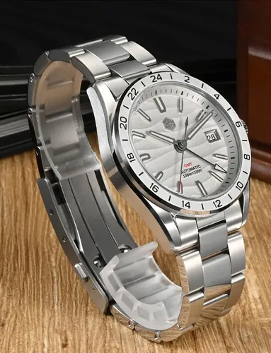 Reloj San Martin Para Hombre Sn0129 Nh34 Gmt, Relojes De De