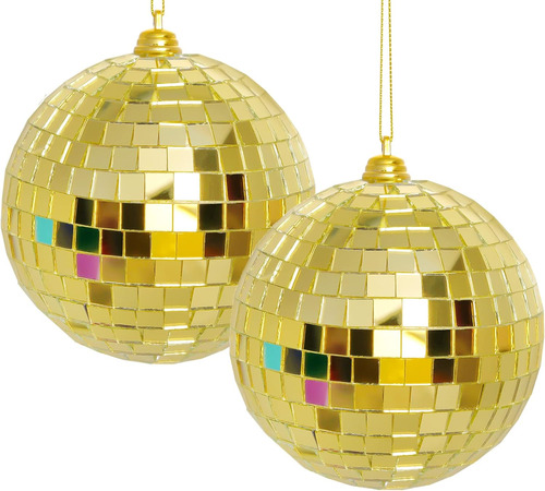 2 Piezas Bolas De Espejo De Disco 50s 60s 70s Disco Dj ...