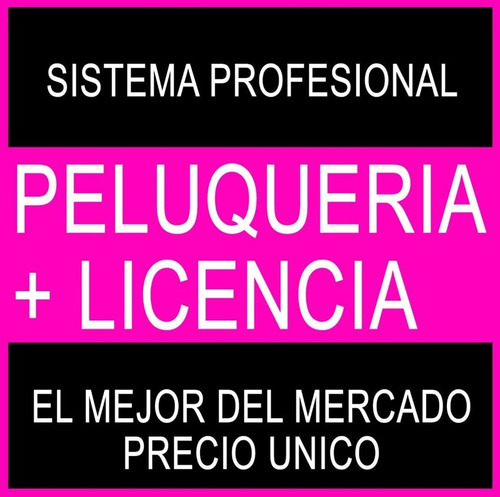 Software Sistema Facturación Peluquerias Inventario