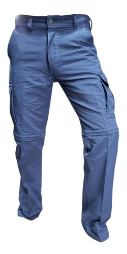 Pantalon Cargo Desmontable Hombre Secado Rapido Trekking