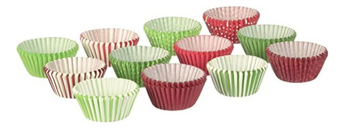 Capacillos De Cupcakes Navideños 300 Piezas Minis