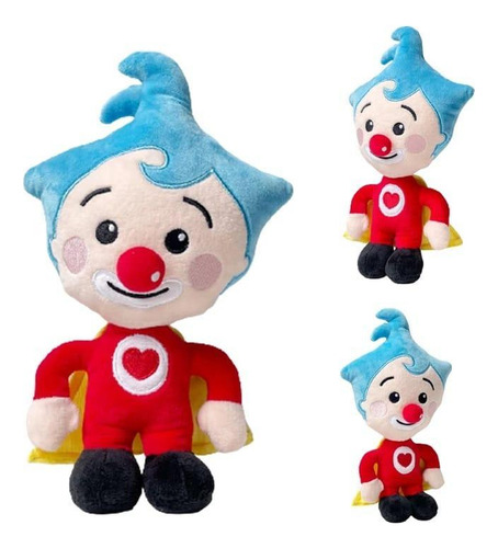 Peluche de peluche Plim Plim, héroe de anime, payaso, para niños