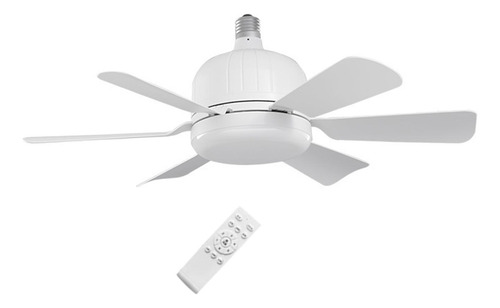 Luz De Ventilador De Enchufe E27 Con Remoto, 3 Color