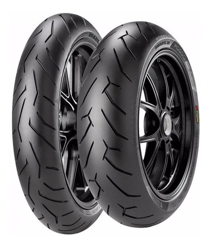 Cubiertas 110 70 17 + 140 70 17 Pirelli Diablo Rosso 2 Md!