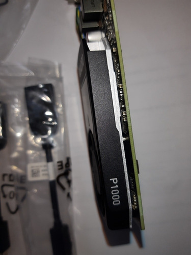 Tarjeta De Vídeo Nvidia Quadro P1000 Perfil Bajo Minidp (Usado)