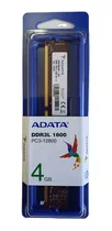Comprar Memoria Ram Ddr3l 4gb 1600mhz Adata 1.35v 
