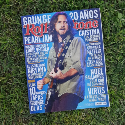 Revista Rolling Stone Grunge Eddie Vedder Pearl Jam