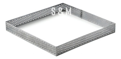 Cintura Microperforada Cuadrada 16 X 16 Cm Para Tartas