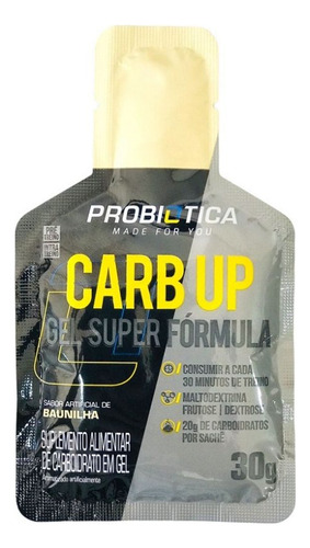 Carb Up Gel Sachê Gel Energético - Probiótica