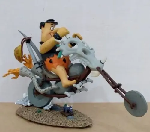 Fred Flintstone On Chopper The Flintstones Mcfarlane Origina