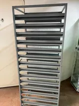 Comprar Carro Porta Bandejas Para Panadería En Metal Pintado