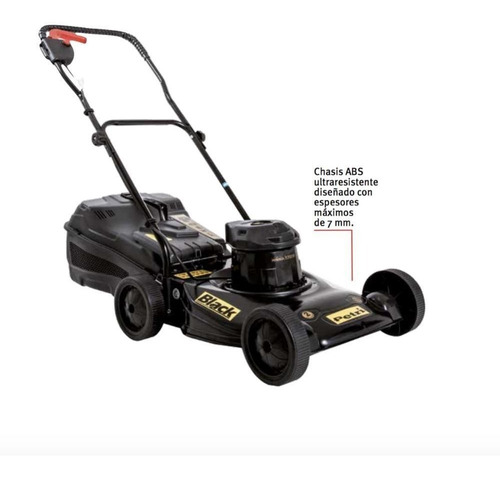 Imagen 2 de 8 de Cortadora De Cesped Electrica Petri Black 1 Hp Bolsa
