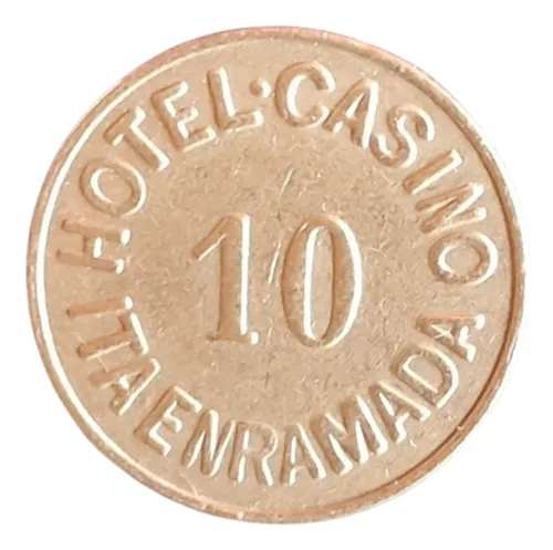 Paraguay Antigua Ficha Hotel Casino Ita - Enramada
