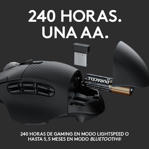 Mouse Gamer Inalambrico Logitech G604 Lightspeed Color Negro
