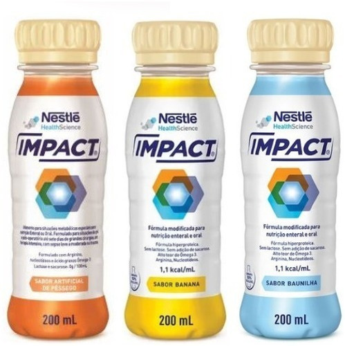 Impact Nestlé Kit C/3 (escolha O Sabor)  Promoção Aproveitem