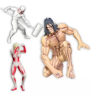 Titãs Attack On Titan Action Figure Shingeki No Kyojin 15cm