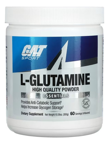 Suplemento En Polvo Gat Sport  L-glutamine Aminoácidos 300g