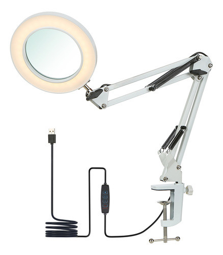 Lámpara Con Clip Arm Levels, Luz Led Para Mesa De Trabajo, E