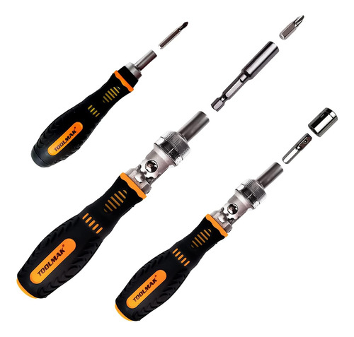 Toolmak Juego De Destornilladores De Trinquete De 61 Piezas,