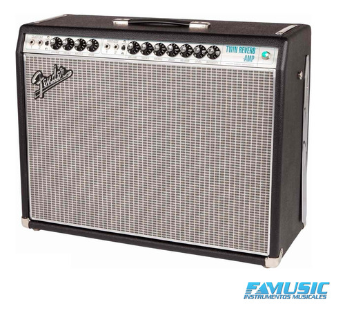 Amplificador Guitarra Fender 68 Custom Twin Rev 85w Btq Fcs