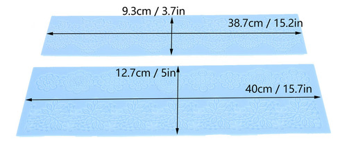 Alta Calidad Molde De Encaje De Silicona, 2 Unidades,