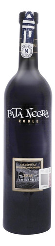 Pack De 6 Vino Tinto Pata Negra Valdepeñas Roble Tempranillo