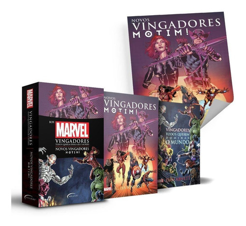 Box - Marvel Novos Vingadores - Acompanha Pôster