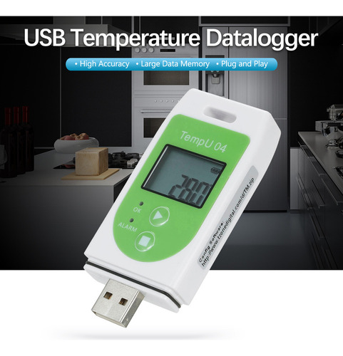 Registrador De Temperatura Usb Multiuso Datalogger Reutiliza