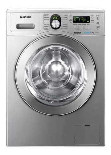 Lavarropas Samsung Ww90 Silver 9 Kg 1400 Rpm Aaa