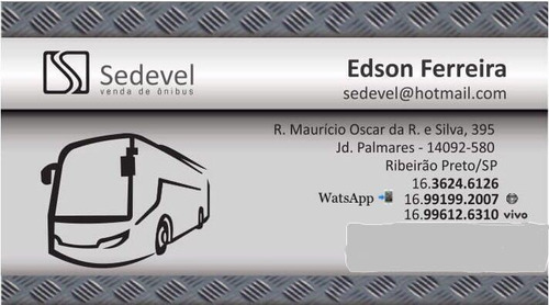 Onibus Rodoviário Ano 2010, Marcopolo, Mercedes 1418, Sedeve