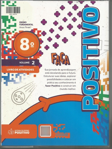 Livro Sistema Positivo De Ensino: 8º Ano, Volume 2 + Livro De Atividades Anos Finais (Usado)