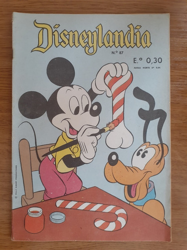 Cómic Disneylandia Año 2 Número 87 Editora Zig Zag 1964