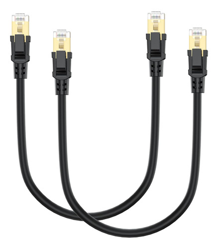 Cable Ethernet Uvooi Cat8, Paquete De 1 Pie Y 2 Pulgadas, ¿v