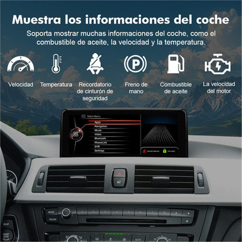 Estéreo Carplay Airplay For Bmw X5 E70 X6 E71 Cic Bt Gps