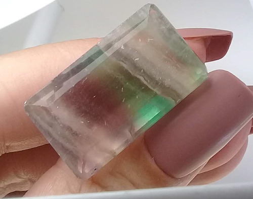 Florita 45.125 Cts Retangular Nat 27x16 Pedra Precio Extra A Colorida Preferencial