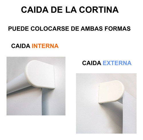 Imagen 3 de 10 de Cortina Roller Blackout 210x220cm Standard Roller Rollerpro