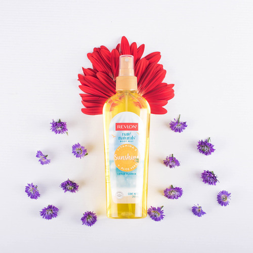 Loción Revlon Sunshine Naté Nat Body Vit E Aloe Vera Perfume