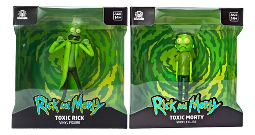 Rick Y Morty- Figuras De Colección Vinyl: Toxic Rick Y Morty
