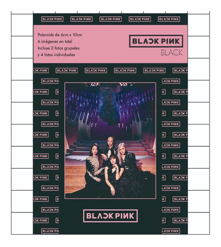6 Polaroids Blackpink - Versión Black - Got Store
