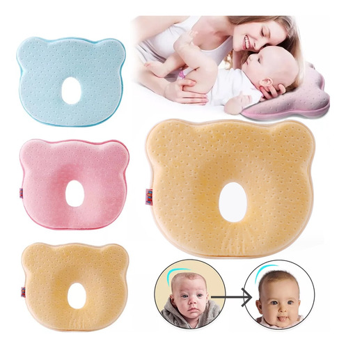 Almohadas Para Bebés Anti-plagiocefalia Cabeza Moldeador 