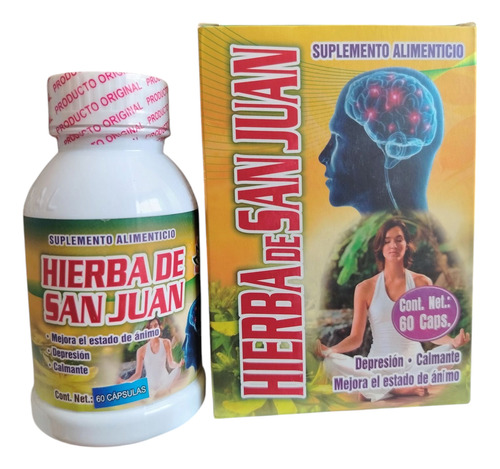 Hierba De San Juan Con 60 Tabletas Sin Sabor