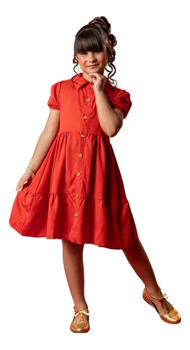 Vestido infantil gola best sale marinheiro